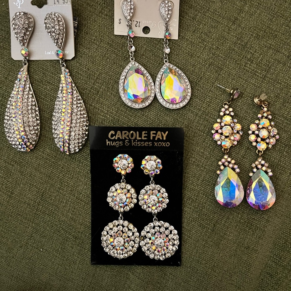 Formal earrings (4 pair)